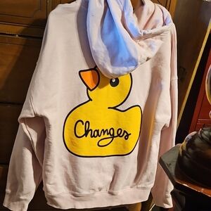 H&M X Justin Bieber Light Pink Hoodie